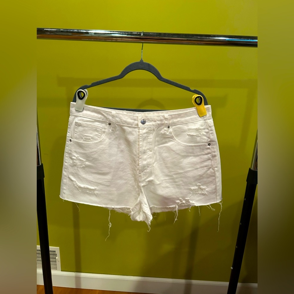 Wild Fable White Jean Shorts